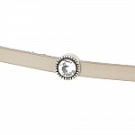 Passagem 06 mm em Zamak N°09 Prata