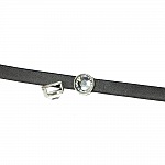 Passagem 06 mm em Zamak N°10 Prata