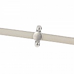 Passagem 06 mm em Zamak N°27 Prata