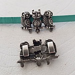 Passagem 06 mm em Zamak N°33 Prata