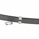 10 mm Passagem de Zamak N°23 Prata