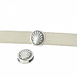 10 mm Passagem de Zamak N°28 Prata