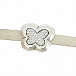 10 mm Passagem de Zamak N°53 Prata