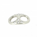 10 mm Zamak pass-through N°55 Prata