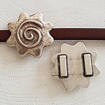 13 mm Passagem de Zamak N°12 Prata