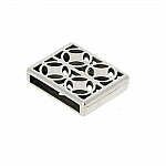 20 mm Zamak Passage N°01 Prata