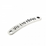 03 mm Conector de Zamak N°02 Prata