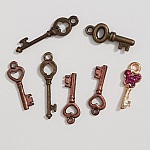 Key Charm N°37 lote de 7 peças
