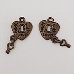 Cadeado de charme N°09 Cobre