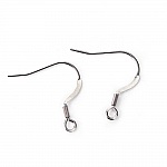 Suporte para brincos Gancho em aço inoxidável N°06 x 1 par