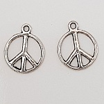 Pendente Peace & Love N°07 Prateado