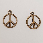 Charm Paz e Amor N°07 Bronze