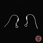 Suporte para brincos de gancho em prata 925 N°03 x 1 par