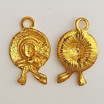 Chave de chapéu N°02 dourada