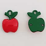 Apple Charm Silver Metal N°03 kitchen.