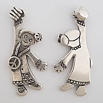 Pendente para criança N°41-02 Zamak (prateado)