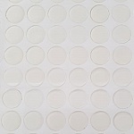10 Cabochões de resina autocolantes de 25 mm Transparentes