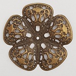 Pendente Flor em Metal N°099 Gravação em bronze