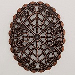 Pendente Flor em Metal N°103 Gravação em Cobre