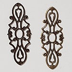 Pendente de flor em metal N°105 x 20 peças