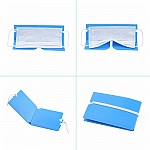 Organizador de clipes de plástico para arrumação Azul escuro