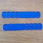 Cinta elástica Protector auricular ajustável para máscara N°02 Azul