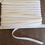 Ao metro Elástico branco fantasia 10 mm.