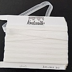 Ao metro Elástico branco fantasia 12 mm.