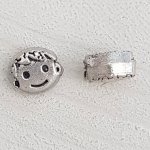 Conta de metal Boy 3D prata N°03