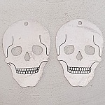 Pendente caveira e ossos cruzados N°10