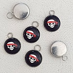 Pendente caveira e ossos cruzados N°31