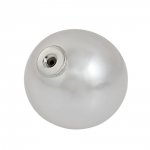 Conta 1 orifício de pressão 12 mm Branco