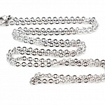 Colar N°08 em aço inoxidável 50 cm