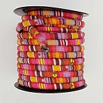 Cordão de esparguete redondo N°01 Rosa x 1 metro