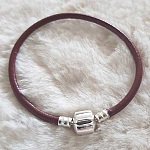Bracelete europeia de clipe liso Uni 01 DE 15 A 23 CM Bordeaux