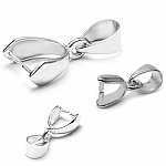 Fecho de aço inoxidável 2,5 x 14 mm Prata