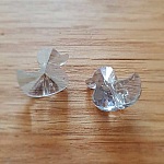 Pendente em vidro facetado pato N°01-01