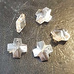 Pendente flor facetada em vidro N°01-01