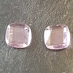 Pendente quadrado em vidro facetado N°02-01