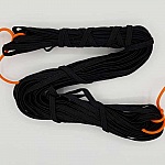 Máscara plana elástica 5 mm preta n°03 x 13 metros