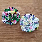 Flor de tecido desfiado n.º 26