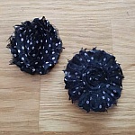 Flor de tecido desfiado n.º 42