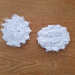 Flor de tecido desfiado n.º 78