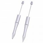 Caneta para decoração de contas cinzenta prateada para personalização x 1 peça