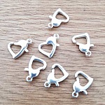 1 Fecho-carabina Coração 13 mm