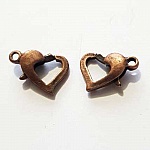 1 Fecho-carabina Coração 13 mm