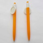 Caneta cor-de-laranja com suporte para tampa de 25 mm