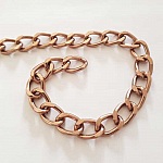 1 metro de corrente plana N°01 18 x 12 mm