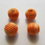 Conta tecida em fio de 19 mm