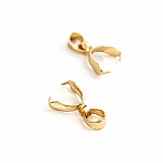 Fecho de aço inoxidável 3 x 15 mm dourado